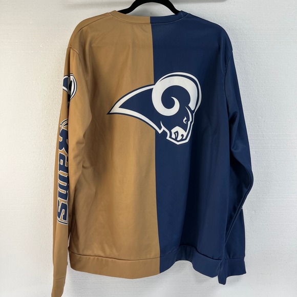 LA Rams Legends Sweatshirt XL‎ K.Warner M.Faulk I.Bruce T.Holt E.Dickerson - Picture 3 of 9